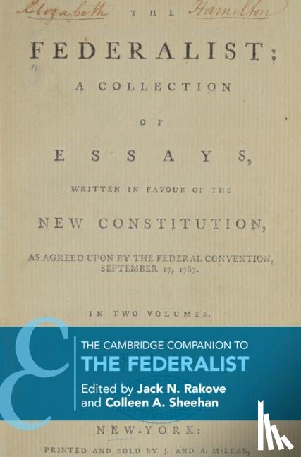  - The Cambridge Companion to The Federalist
