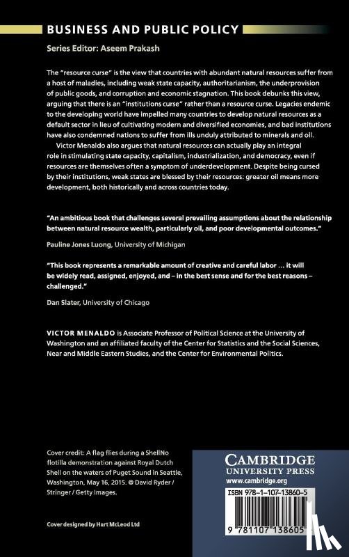 Menaldo, Victor (University of Washington) - The Institutions Curse