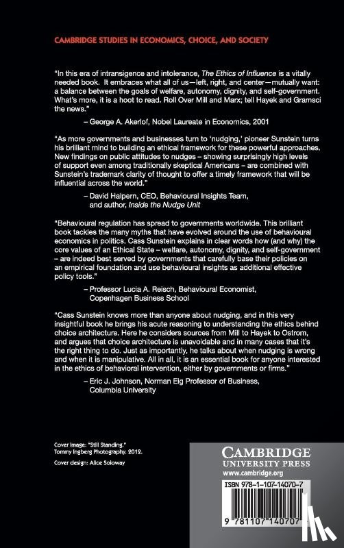 Sunstein, Cass R. (Harvard University - The Ethics of Influence