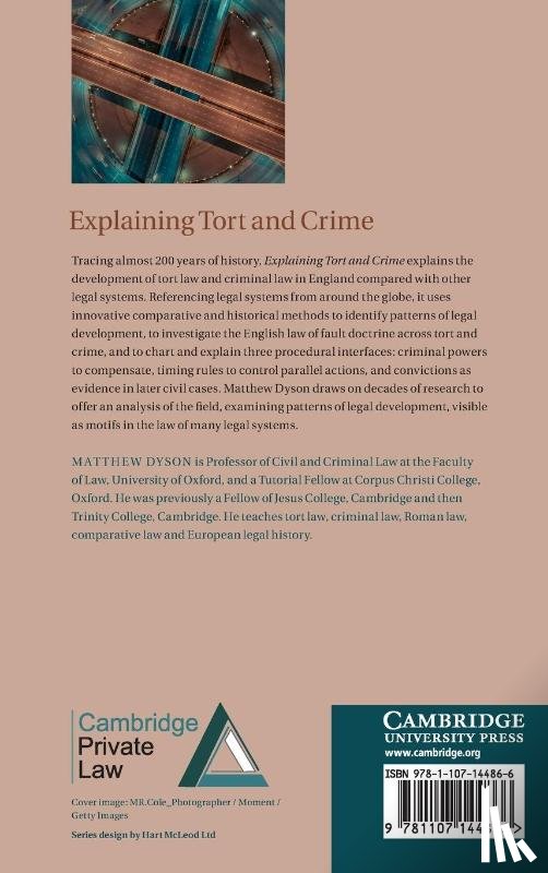 Dyson, Matthew (University of Oxford) - Explaining Tort and Crime
