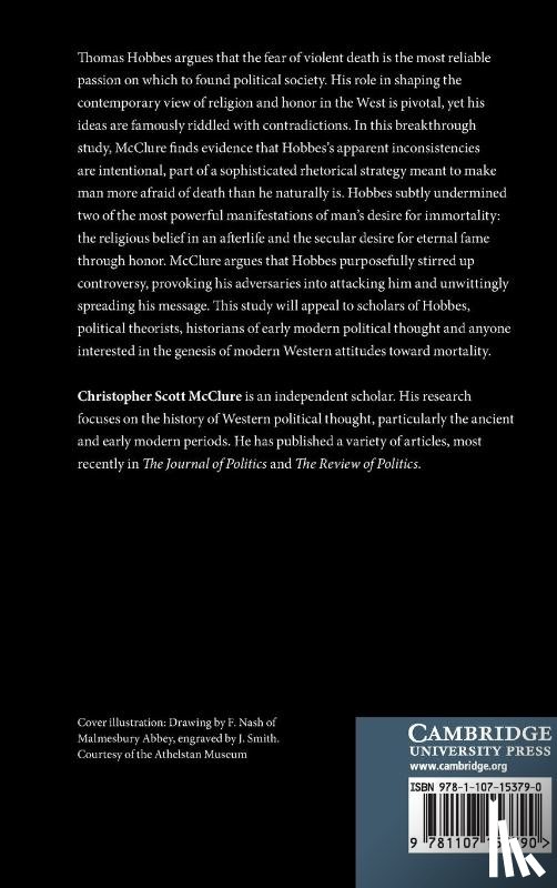 McClure, Christopher Scott (Harvard University - Hobbes and the Artifice of Eternity