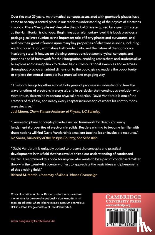 Vanderbilt, David (Rutgers University - Berry Phases in Electronic Structure Theory