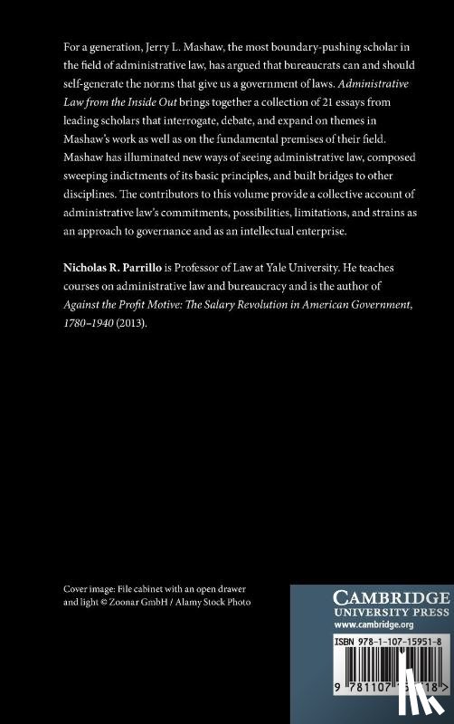  - Administrative Law from the Inside Out