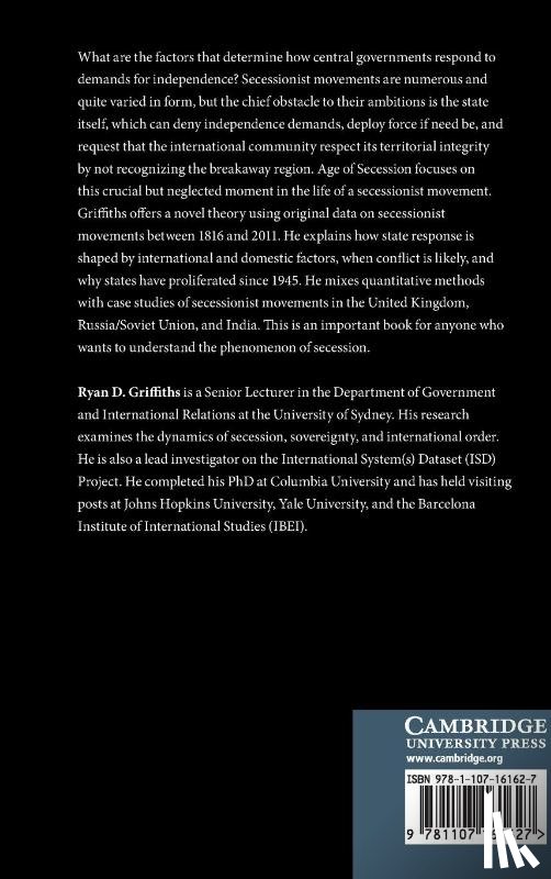 Griffiths, Ryan D. (University of Sydney) - Age of Secession