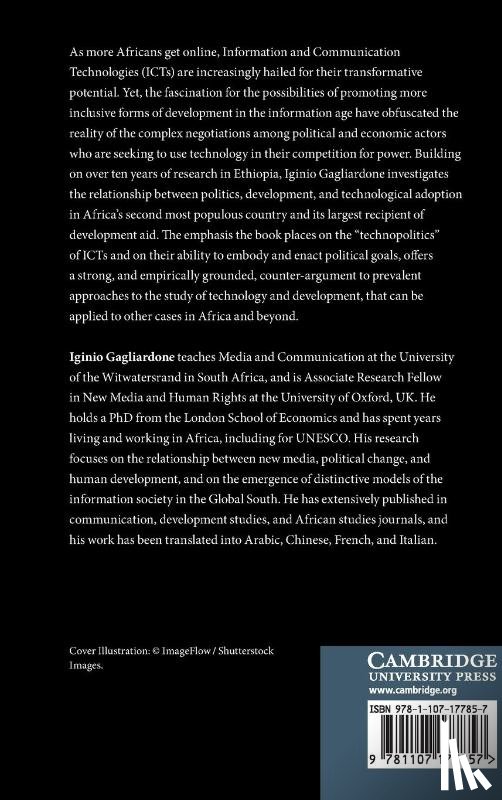 Gagliardone, Iginio (University of the Witwatersrand - The Politics of Technology in Africa