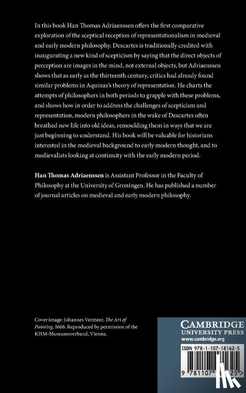 Adriaenssen, Han Thomas - Representation and Scepticism from Aquinas to Descartes