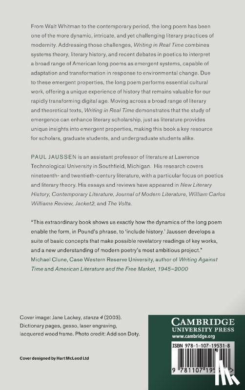 Jaussen, Paul (Lawrence Technological University - Writing in Real Time
