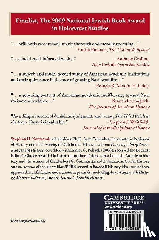 Norwood, Stephen H. (University of Oklahoma) - The Third Reich in the Ivory Tower