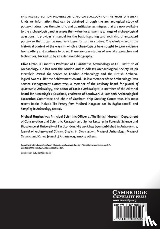 Orton, Clive (University College London), Hughes, Michael (British Museum - Pottery in Archaeology