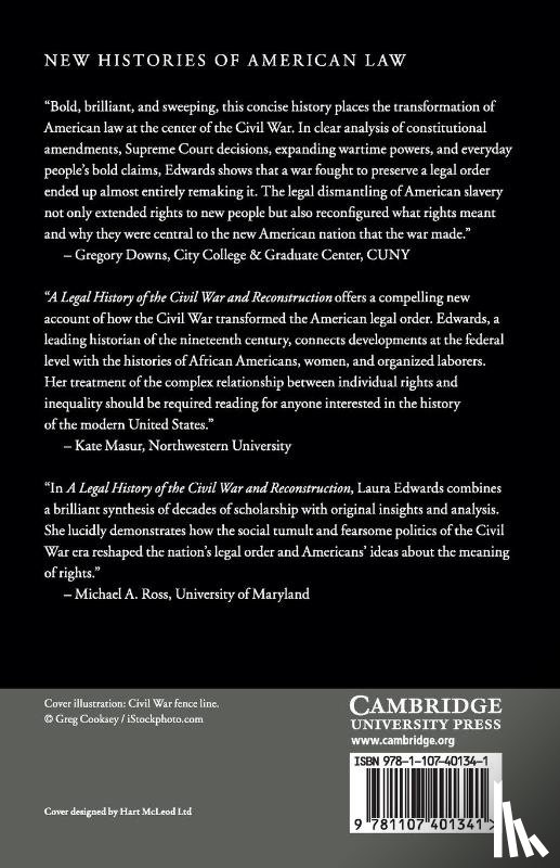 Edwards, Laura F. (Duke University - A Legal History of the Civil War and Reconstruction