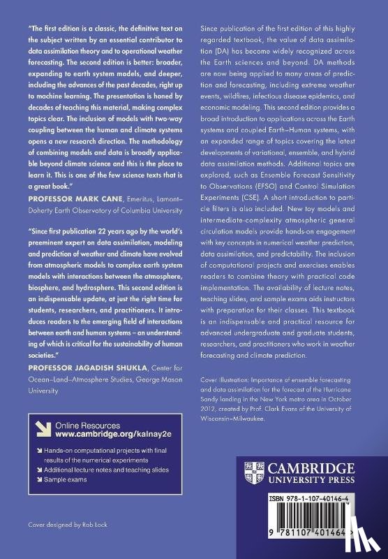 Kalnay, Eugenia (University of Maryland, Mote, Safa (University of Maryland, Da, Cheng (University of Maryland - Earth System Modeling, Data Assimilation and Predictability