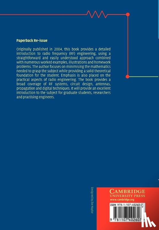 Coleman, Christopher (University of Adelaide) - An Introduction to Radio Frequency Engineering