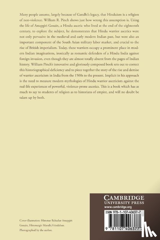 Pinch, William R. (Wesleyan University - Warrior Ascetics and Indian Empires