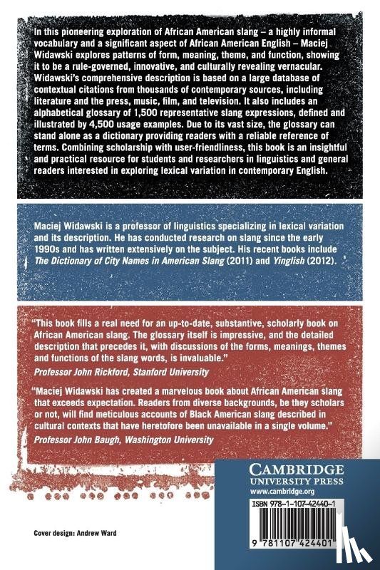 Widawski, Maciej - African American Slang