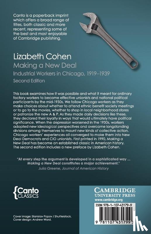 Cohen, Lizabeth (Harvard University - Making a New Deal