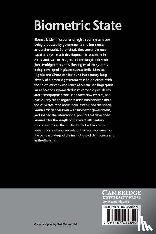 Breckenridge, Keith (University of the Witwatersrand - Biometric State