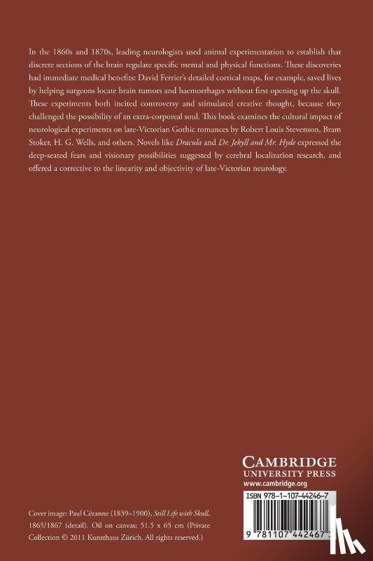 Stiles, Anne (Professor - Popular Fiction and Brain Science in the Late Nineteenth Century