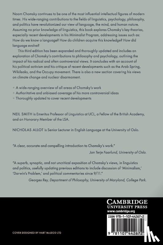 Smith, Neil (University College London), Allott, Nicholas (Universitetet i Oslo) - Chomsky