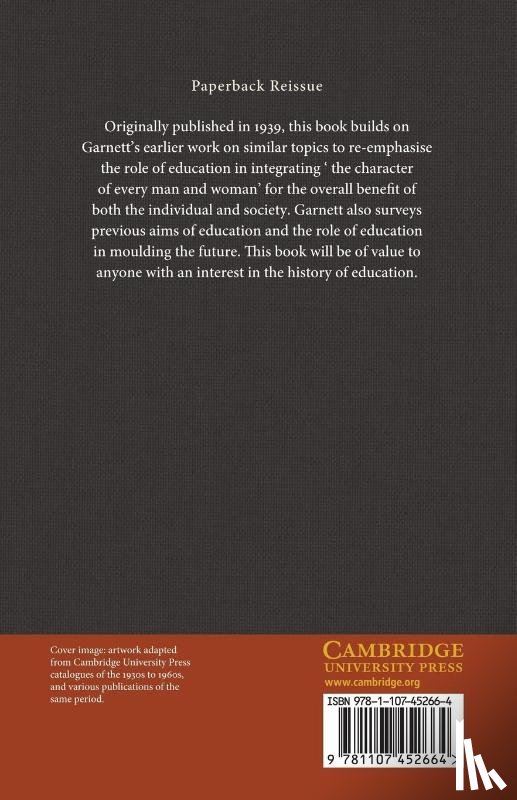 Garnett, Maxwell - Knowledge and Character