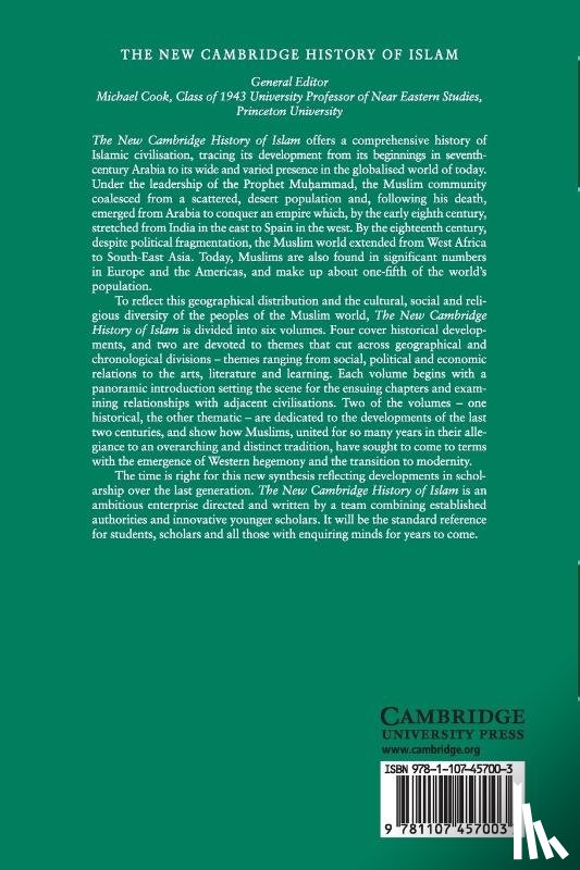  - The New Cambridge History of Islam: Volume 4, Islamic Cultures and Societies to the End of the Eighteenth Century