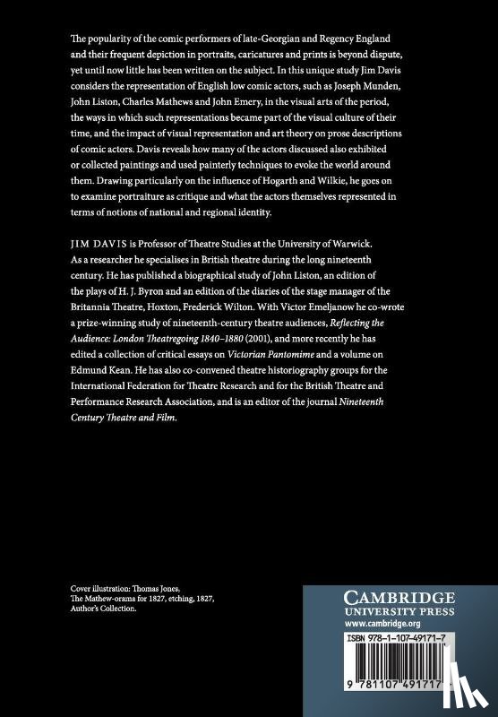Davis, Jim (University of Warwick) - Comic Acting and Portraiture in Late-Georgian and Regency England
