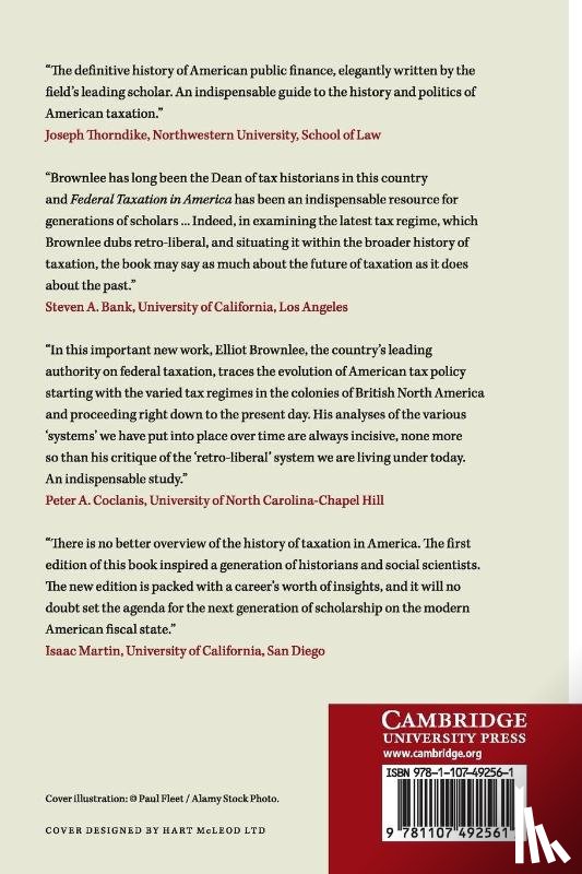 Brownlee, W. Elliot (University of California - Federal Taxation in America