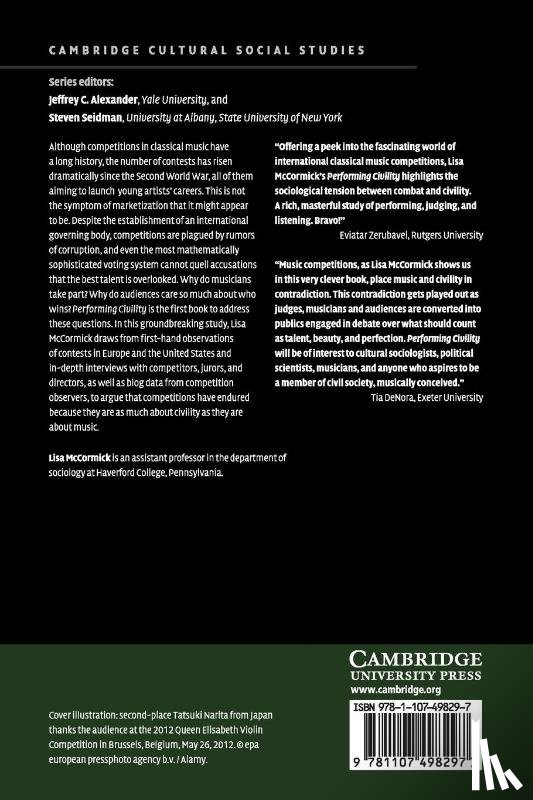 McCormick, Lisa (University of Edinburgh) - Performing Civility