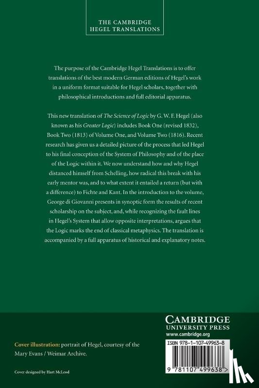 Hegel, Georg Wilhelm Fredrich - Georg Wilhelm Friedrich Hegel: The Science of Logic