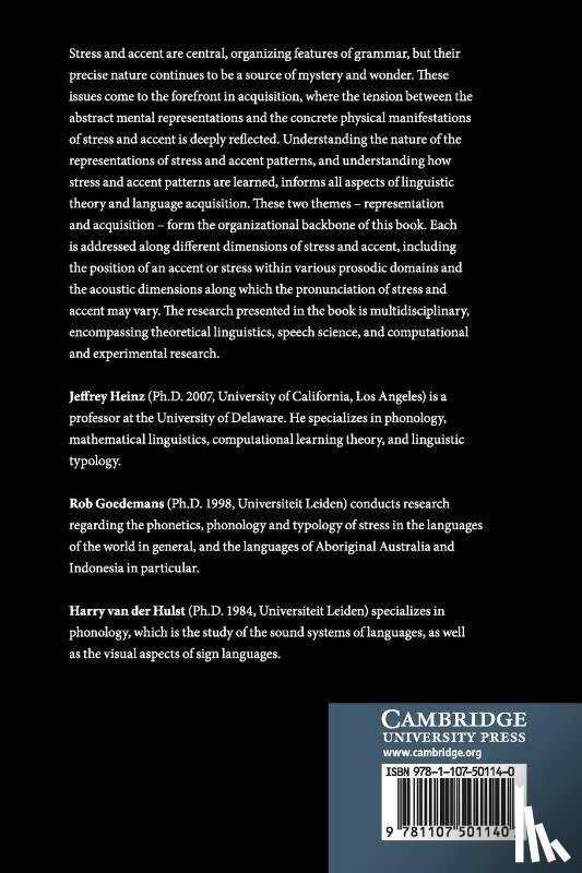  - Dimensions of Phonological Stress