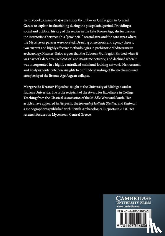 Kramer-Hajos, Margaretha (Indiana University) - Mycenaean Greece and the Aegean World
