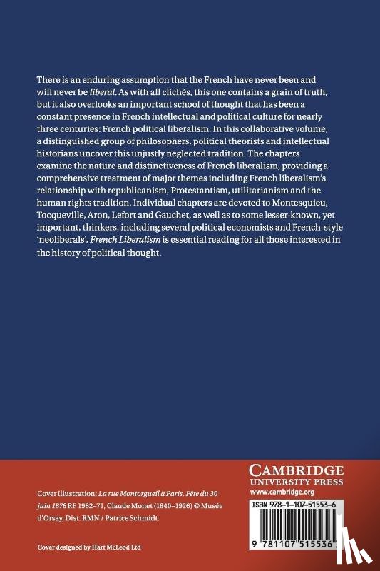  - French Liberalism from Montesquieu to the Present Day