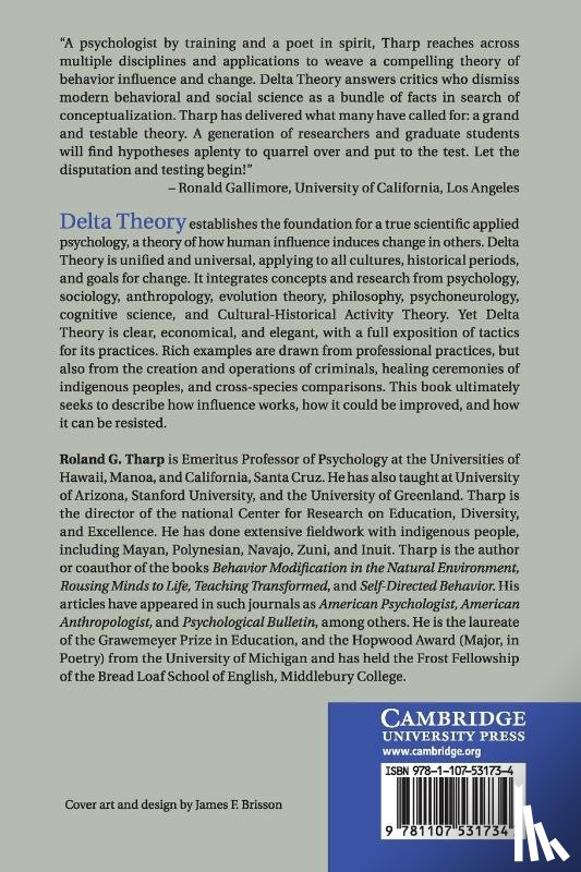 Tharp, Roland G. (University of California - Delta Theory and Psychosocial Systems