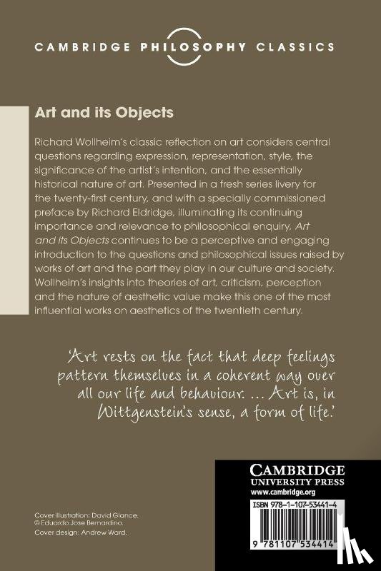 Wollheim, Richard - Art and its Objects