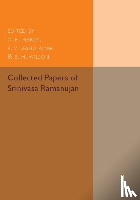 Ramanujan, Srinivasa - Collected Papers of Srinivasa Ramanujan