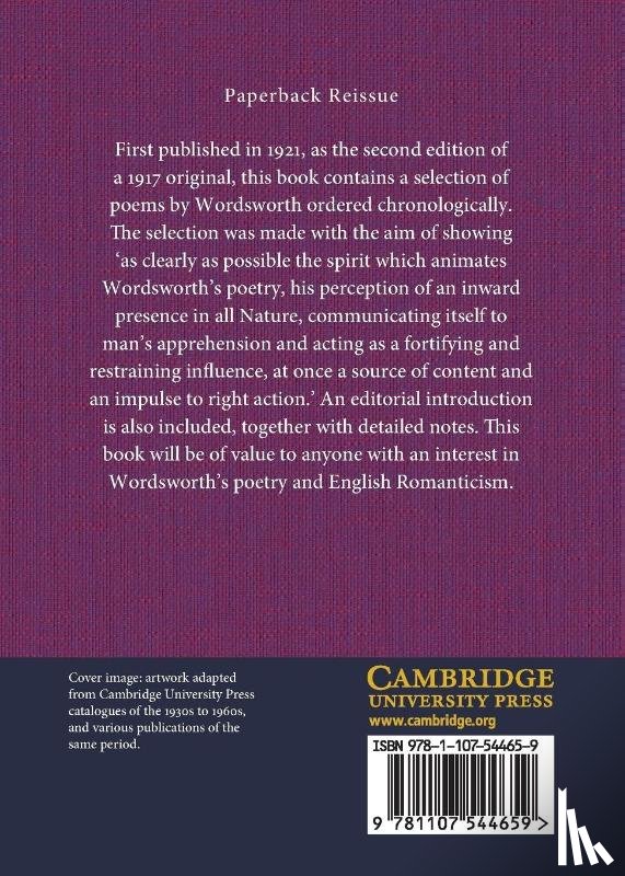 Wordsworth, William - Selections from the Poems of William Wordsworth