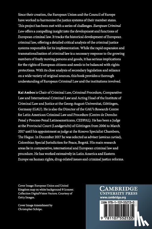 Ambos, Kai (Georg-August-Universitat - European Criminal Law