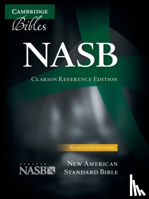 Cambridge Bibles - NASB Clarion Reference Bible, Black Calf Split Leather, NS484:X