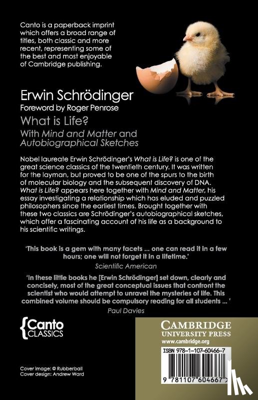 Schrodinger, Erwin - What is Life?