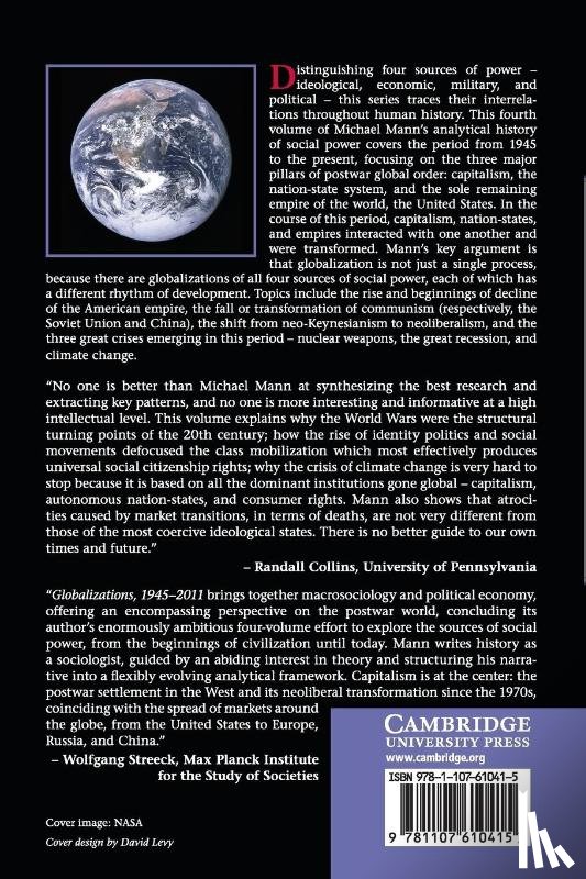 Mann, Michael (University of California - The Sources of Social Power: Volume 4, Globalizations, 1945–2011