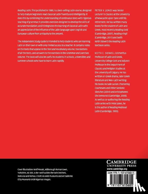 Jones, Peter V., Sidwell, Keith C. (University of Calgary) - An Independent Study Guide to Reading Latin