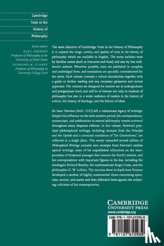  - Newton: Philosophical Writings