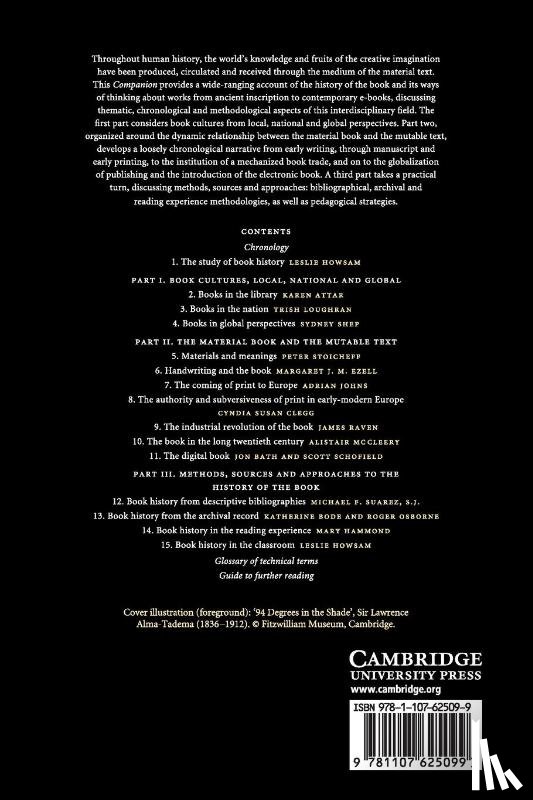  - The Cambridge Companion to the History of the Book
