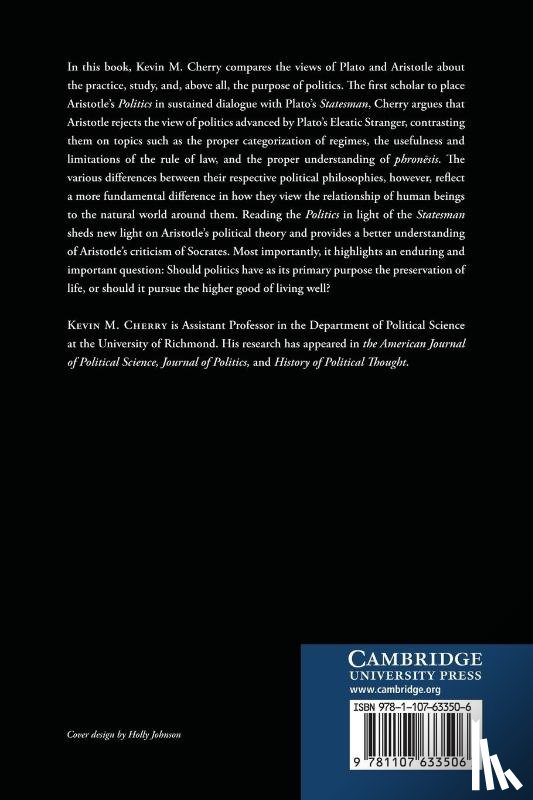 Cherry, Kevin M. (Assistant Professor - Plato, Aristotle, and the Purpose of Politics