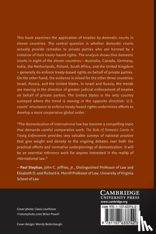  - The Role of Domestic Courts in Treaty Enforcement