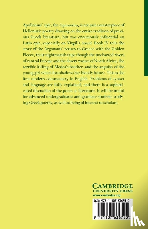 Apollonius of Rhodes - Apollonius of Rhodes: Argonautica Book IV