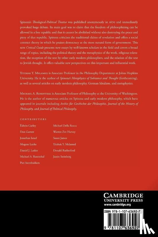  - Spinoza's 'Theological-Political Treatise'