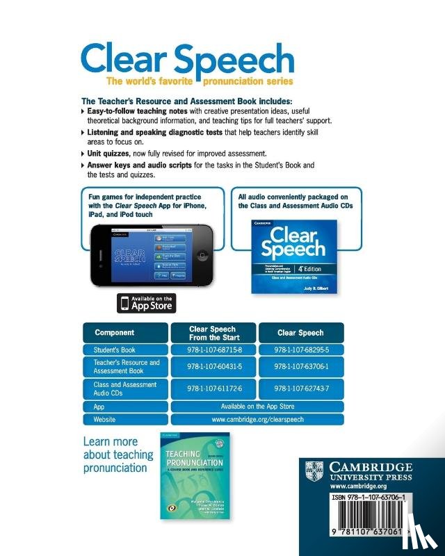 Gilbert, Judy B. - Clear Speech Teacher's Resource and Assessment Book