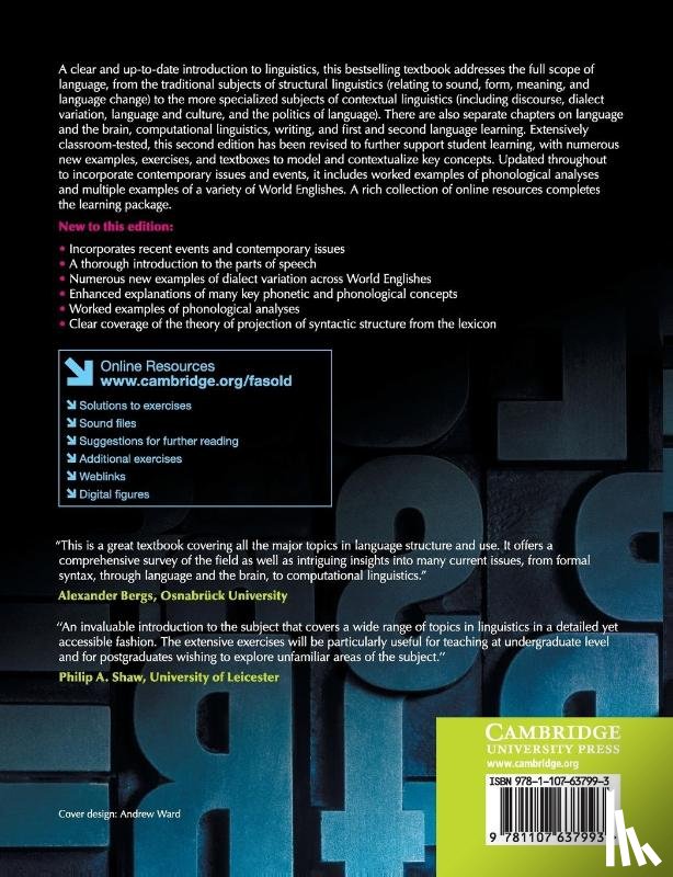  - An Introduction to Language and Linguistics