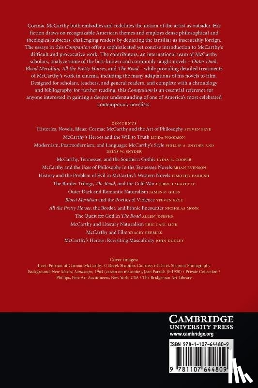  - The Cambridge Companion to Cormac McCarthy