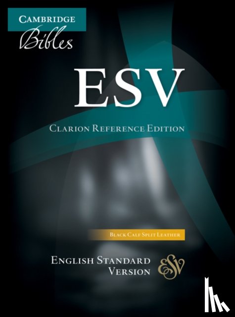 Cambridge Bibles - ESV Clarion Reference Bible, Black Calf Split Leather, ES484:X